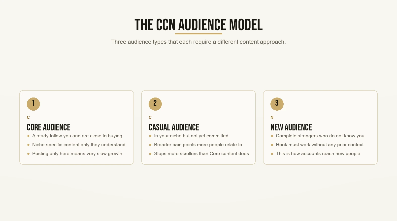 The CCN Audience Model