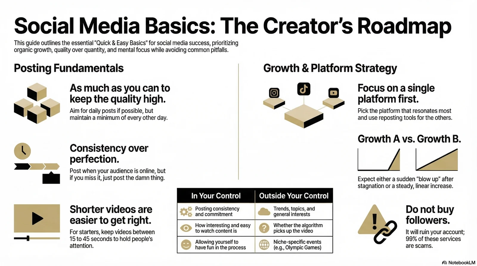 Social Media Basics: The Creator's Roadmap
