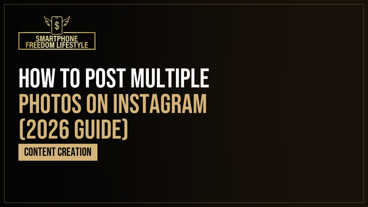 How to Post Multiple Photos on Instagram (2026 Guide)
