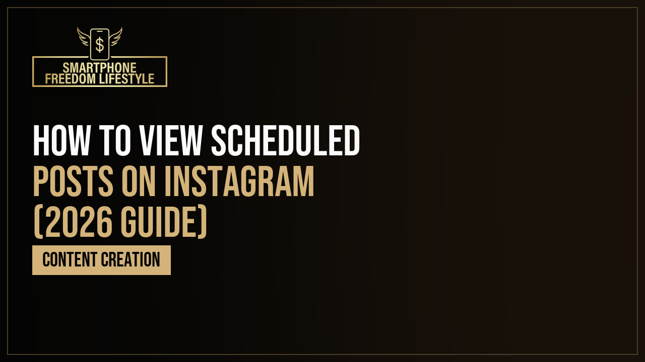 How to View Scheduled Posts on Instagram (2026 Guide)