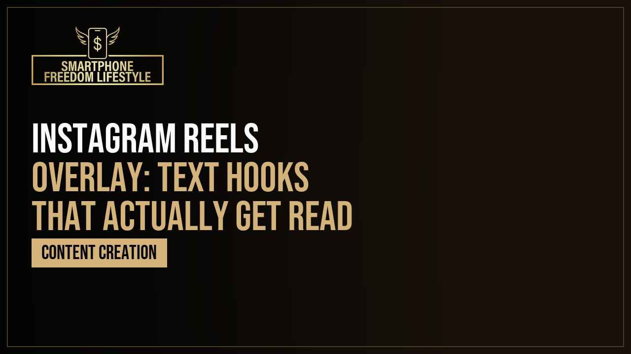 Instagram Reels Overlay: Text Hooks That Actually Get Read